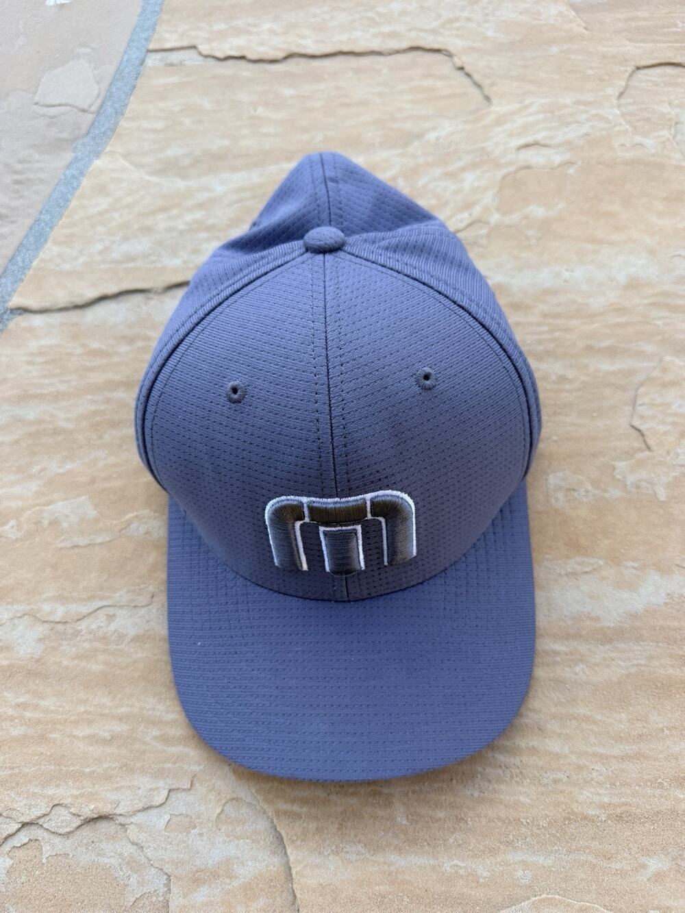 GRAY TRAVIS MATTHEW FLEX FITTED GOLF Hat Cap Adjustable L XL - Picture 1 of 3